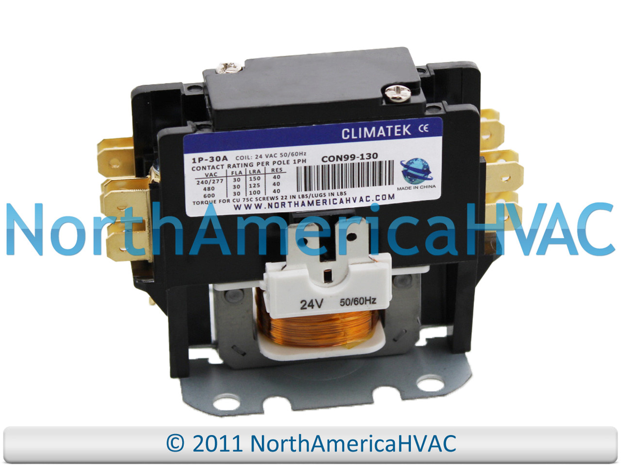 Hn51kc024 Contactor Holdwell 2 Pole 30A 24V Definite Purpose Contactor - View #3